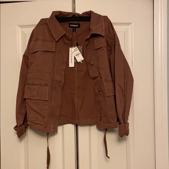 Cropped Twill Jacket - Picture 5 of 6